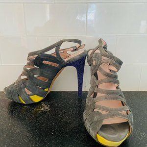 Vince Camuto Colorblock Strappy Pumps sz 6